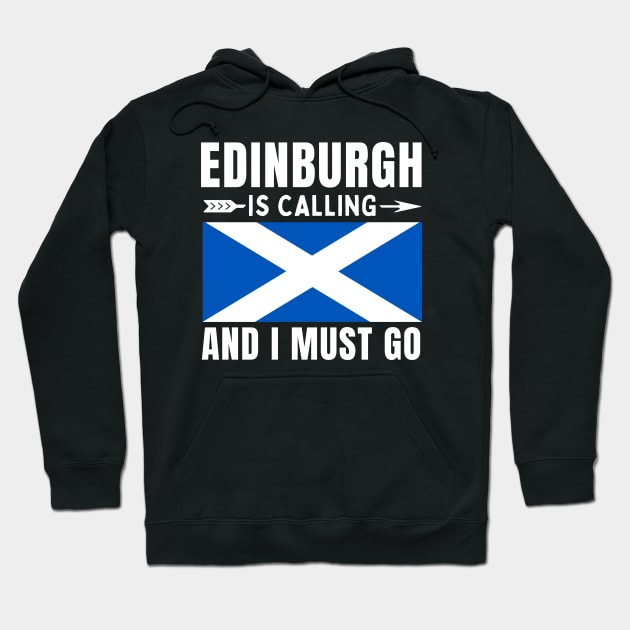 Edinburgh Hoodie by footballomatic